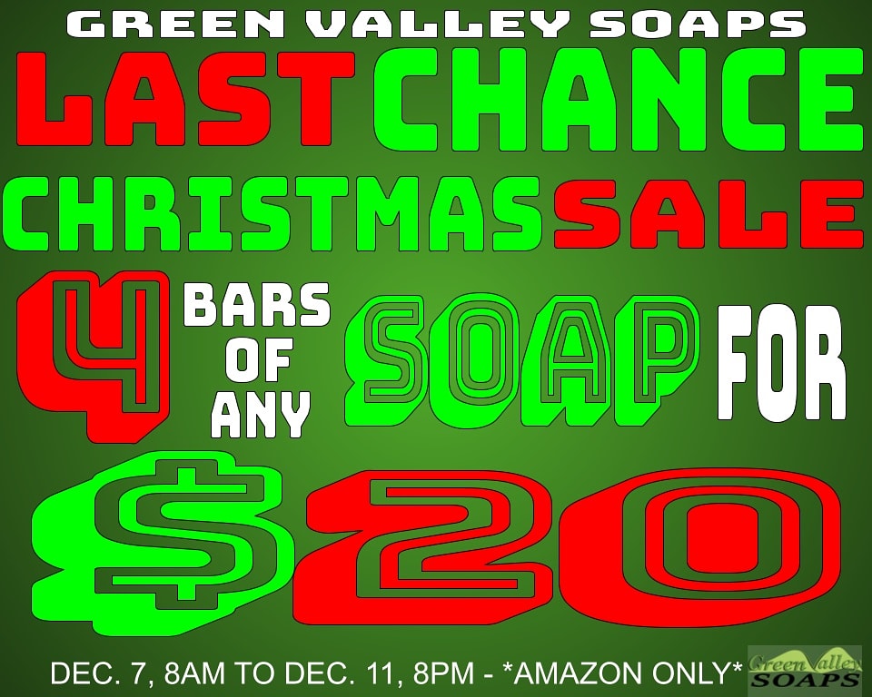 GreenValSoaps's tweet image. Just type Green Valley Soaps in the Amazon search bar to find the soap that applies with this.