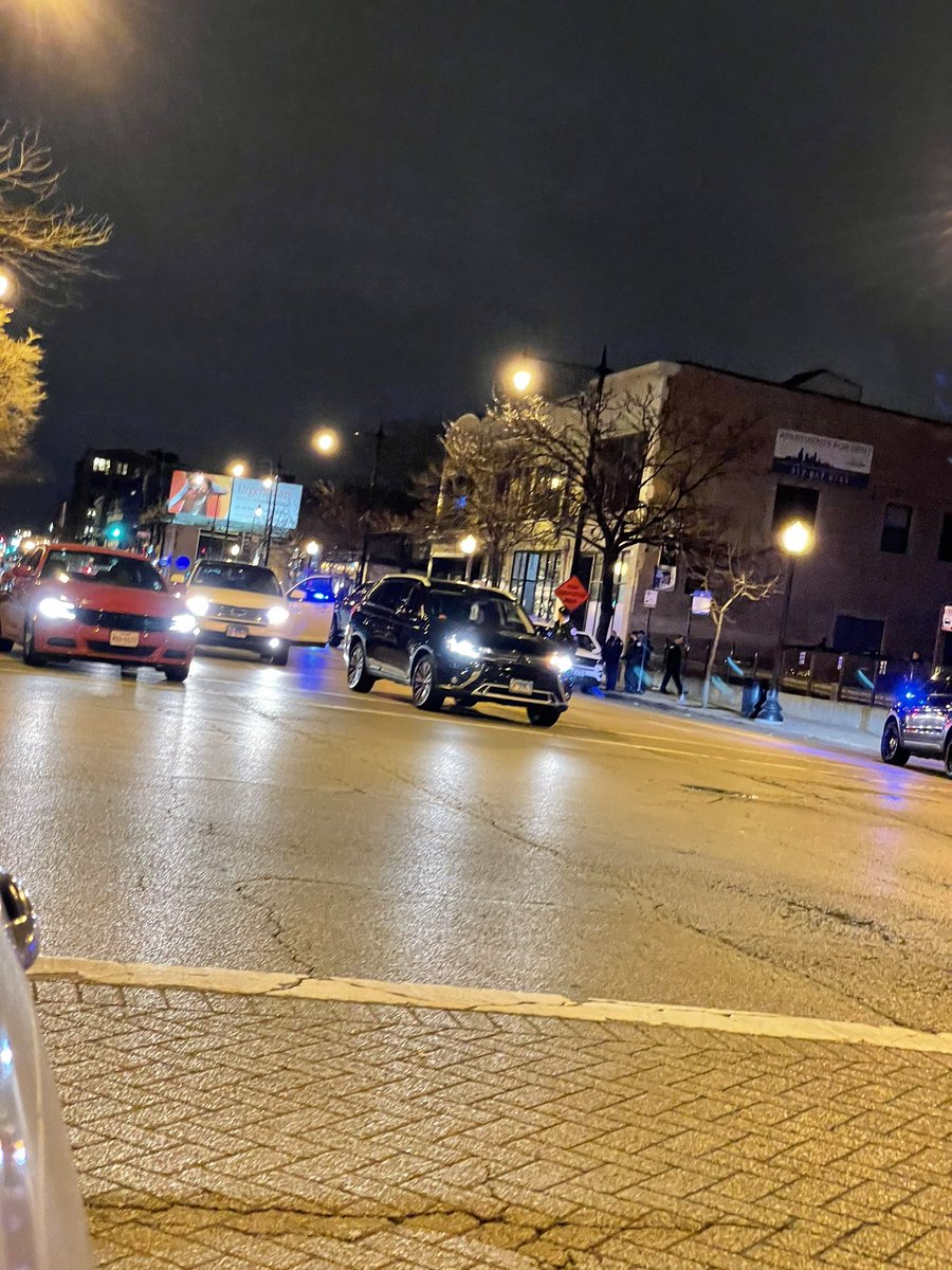Stolen car, 21st and Michigan #Chicagoscanner - gawker also rear ended the black suv