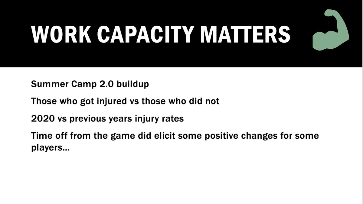 6 - Work Capacity Matters - The best recovery strategy is having a robust work capacity!