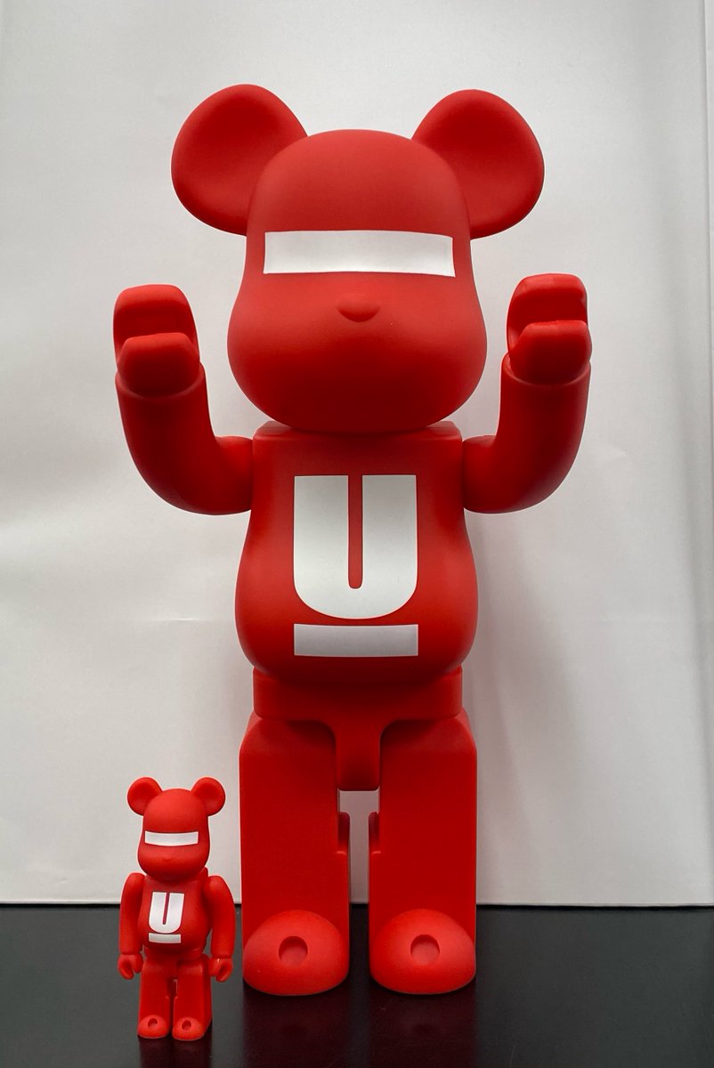 Premium Line BE@RBRICK UNDERCOVER LOGO RED 1000% ロゴ