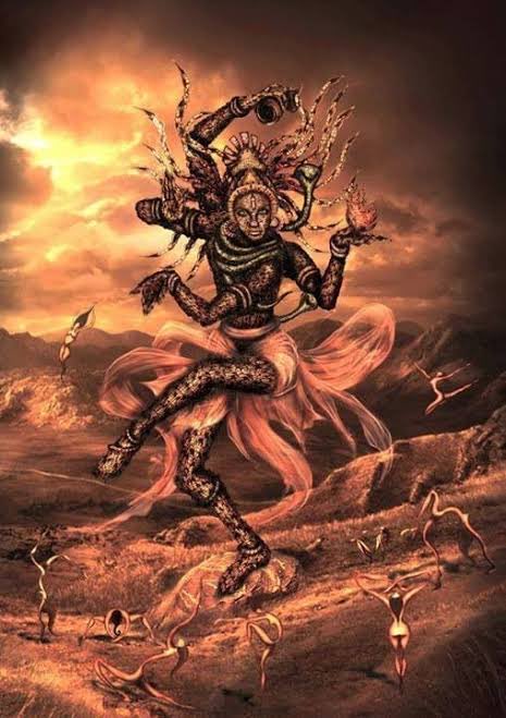 3. Kali or Shakti Tandava: This Tandava is the type performed by Shiva and Kali. It is believed that Kali or Shakti is the energy that cannot be separated from Shiva. Shiva has the power to create only when he is united with Shakti. @DetheEsha  @sanjeevsanyal  @unever_followme