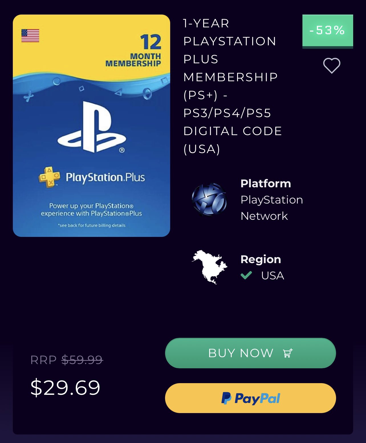 ps plus paypal