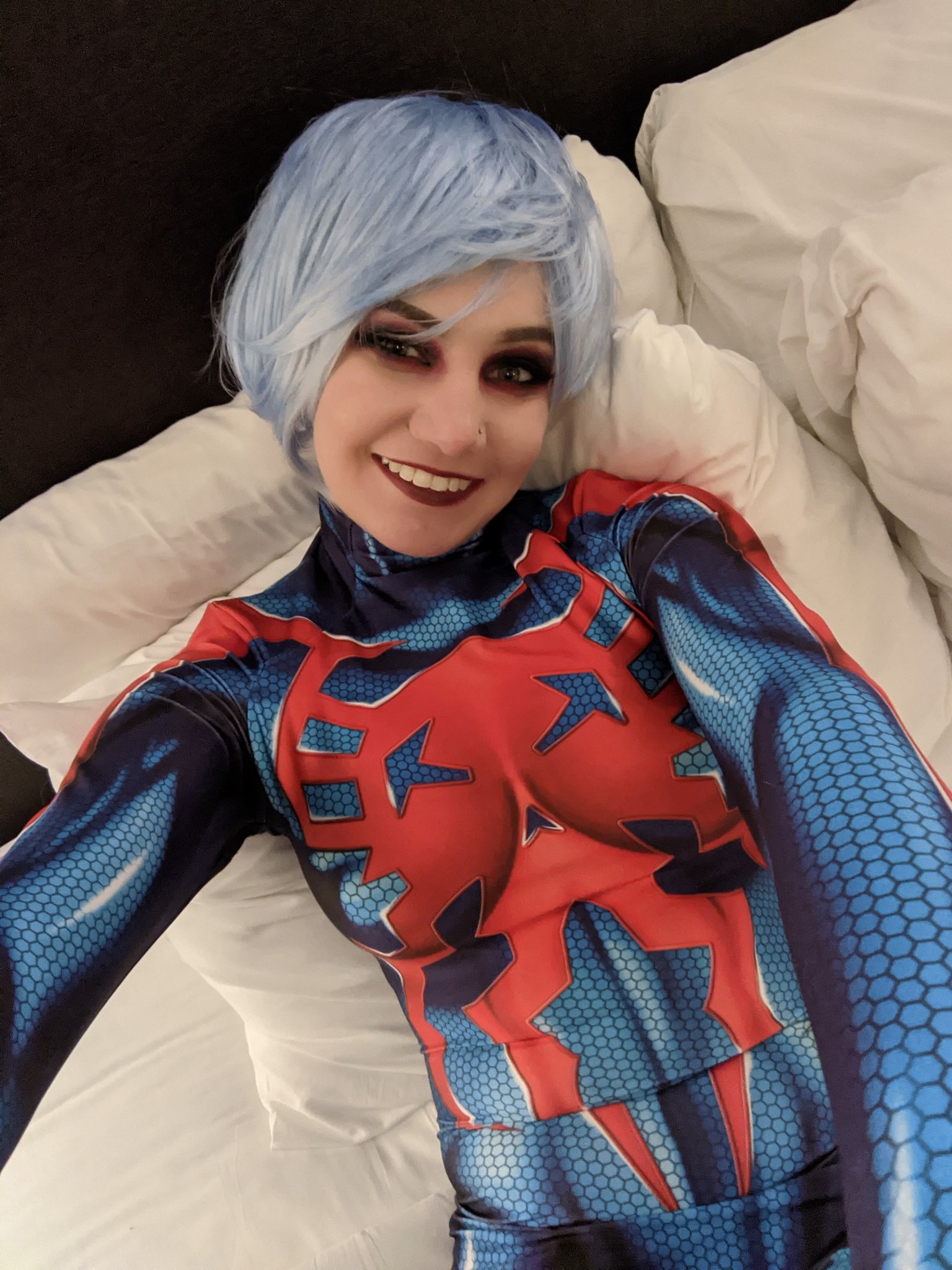 AprilPantz on X: Spidergirl, spidergirl, 2099 spidergirl🕸️ All the 2099  goodness will be on my onlyfans this week!!! #cosplayer #SpiderMan  t.coDjEJpMJbgN  X