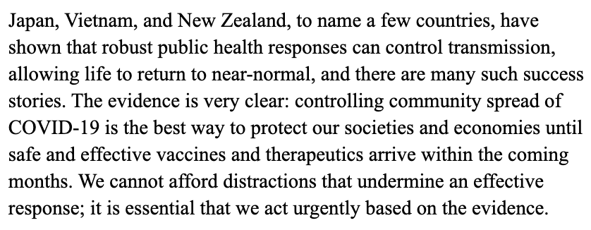 Last paragraph of a <a href="/TheLancet/">The Lancet</a> commentary co-authored by <a href="/RWalensky/">Rochelle Walensky, MD, MPH</a>, the likely next head of <a href="/CDCgov/">CDC</a>.

ncbi.nlm.nih.gov/pmc/articles/P…