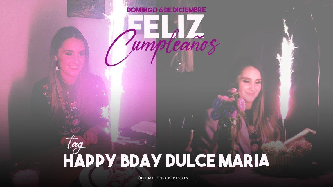 HAPPY BDAY DULCE MARIA  