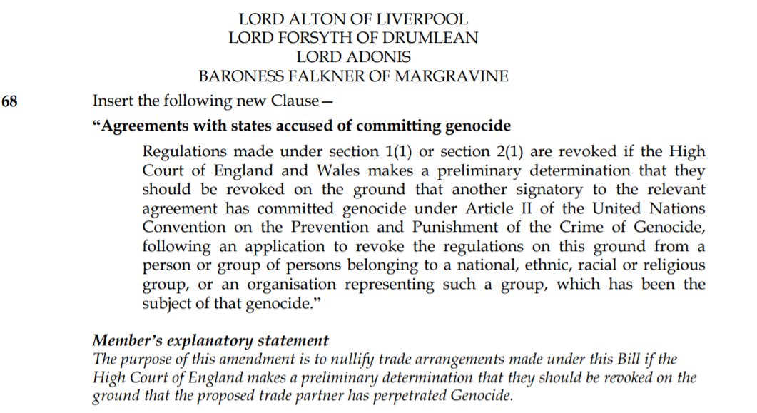 Secondly, the amendment only refers to acts which fall under Article II of the Genocide Convention. I could be wrong, but this would mean that none of the genocide-related crimes in Article III (b)-(e) is covered.