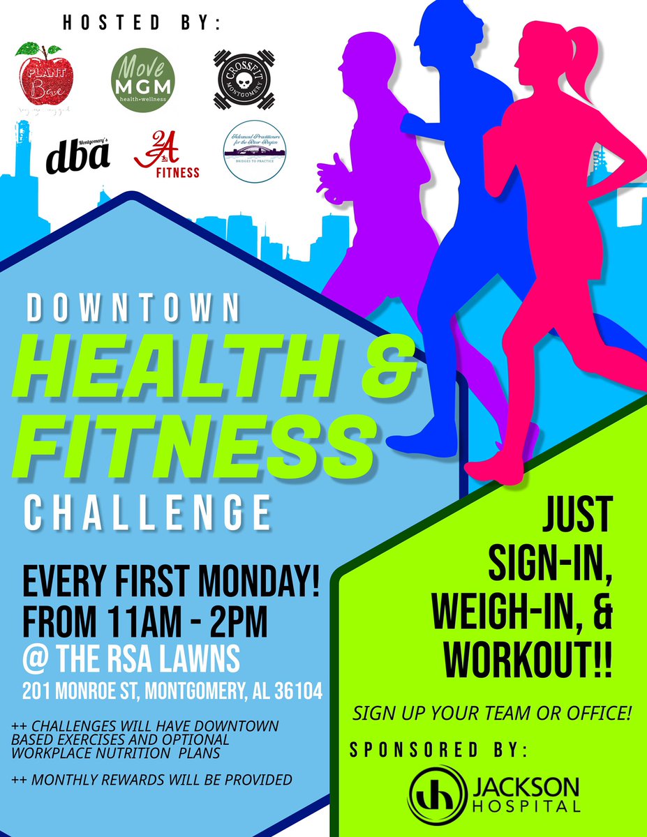 See you tomorrow as we whip back in shape for the December Downtown Health &amp; Fitness Challenge! 💪
