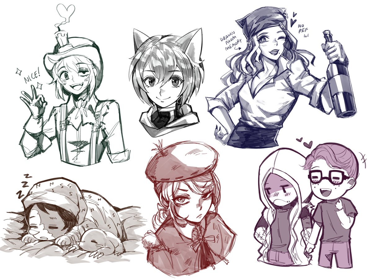 Thanks everyone who come for the doodle request stream!

#IdentityV  #idv #IdentityVfanart #第五人格イラスト #IDVFanart #第五人格 