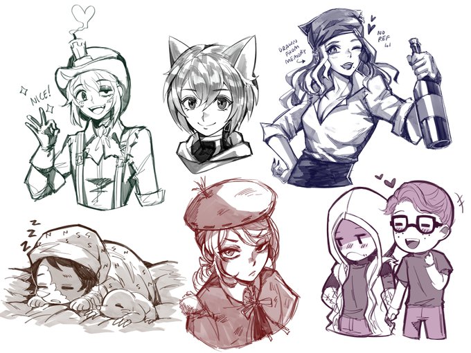 Thanks everyone who come for the doodle request stream!

#IdentityV  #idv #IdentityVfanart #第五人格イラスト #IDVFanart #第五人格 