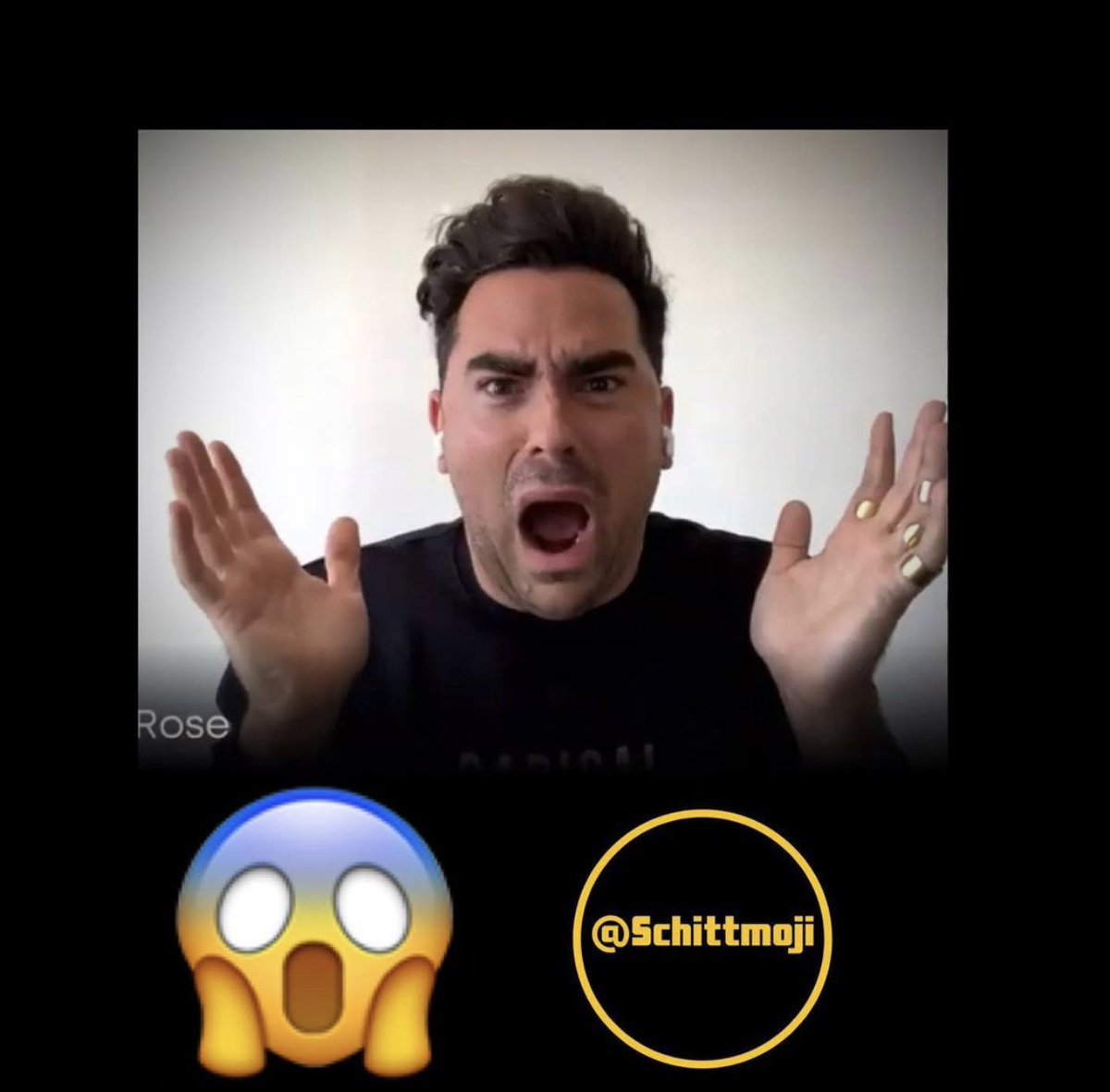 schittmoji's tweet photo. @robin_sulic @mark_mackillop @danjlevy Umm yes you can.... check out all the #SchittsCreek cast matched with emojis like this https://t.co/G1tXG7mPHY https://t.co/ucNvEsvAku