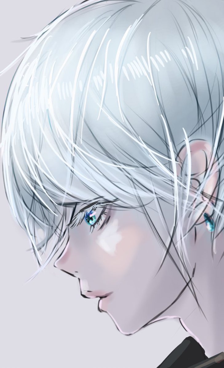 「五条先生おめでとうございます!???
前描いたイラストです
携帯いじいじ

#五」|まころん🐳のイラスト