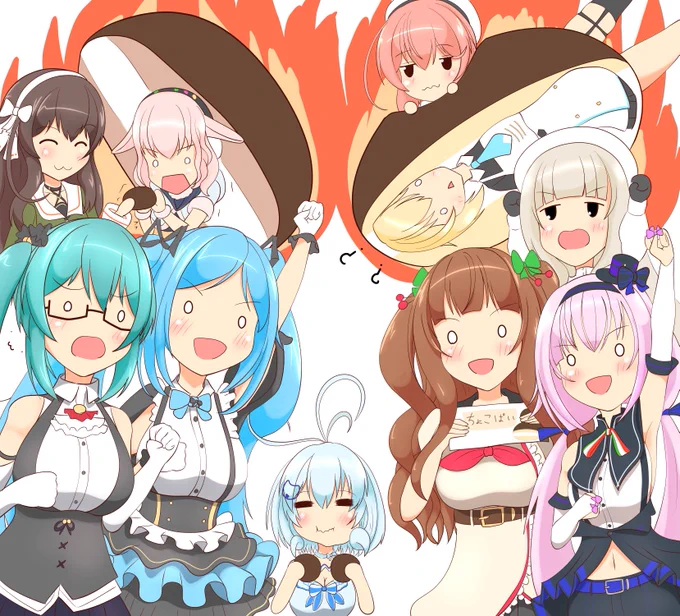 チェコ○イ エンゼル○イ戦争(はんぱない文化祭お疲れ様でした!) #ちぇり絵  #ピノの自由帳  #イオリの森美術館  #すずあーと 