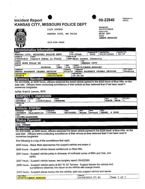 StacyShawLaw's tweet photo. @kcpolice reports from official POST complaint to revoke @kcfop President Brad Lemon’s peace officer license. Lemon approved his own police reports in a case he was investigating, didn’t disclose fact to court, etc. @cnn @kcstar @KMBCBianca @kholmesKSHB @TheKCCall #KCprotest https://t.co/NagcDdzxbh