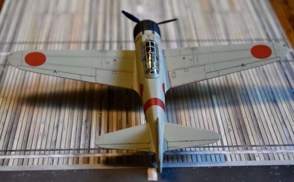 DF_Edwards's tweet image. Recently completed 1:72 @Airfix A6M2b Zero with #Techmod decals. 
Pilot: Shigeru Itaya 
Aircraft carrier Akagi 
December 7, 1941
#PearlHarbor