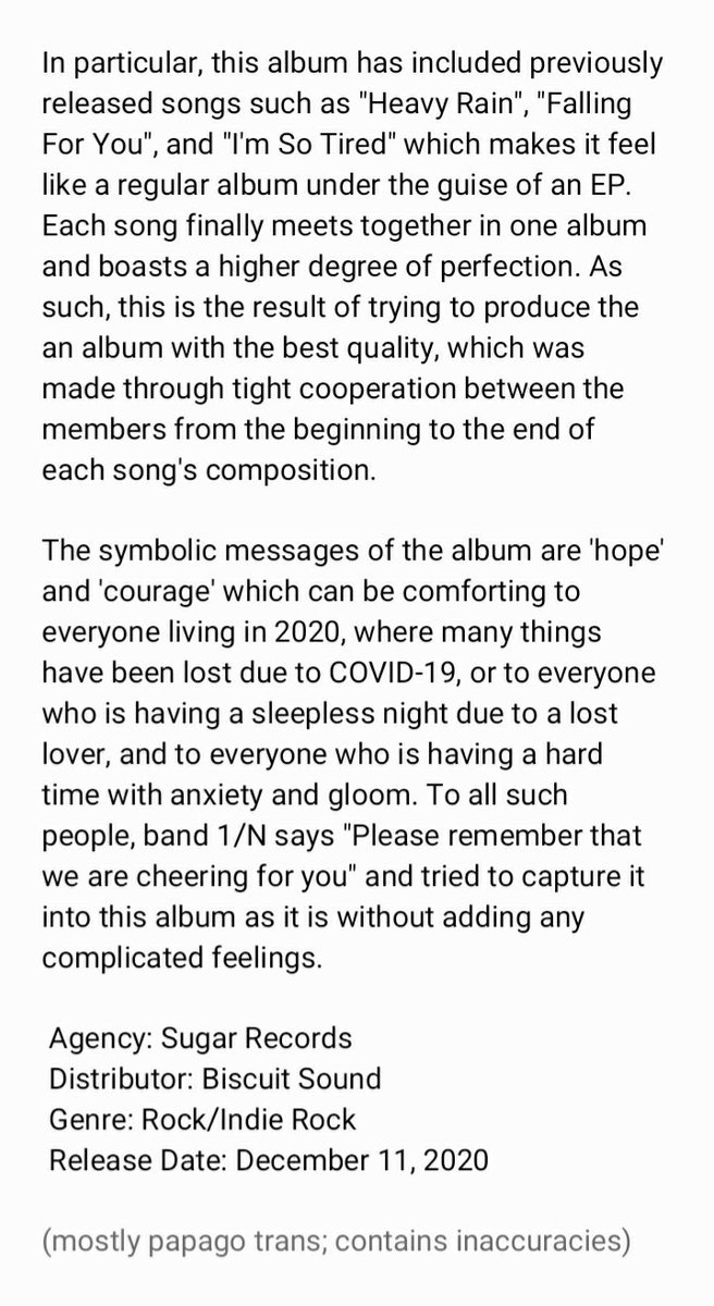 one_over_n_DP's tweet photo. 1/N - 3rd EP ‘𝐇𝐀𝐑𝐃 𝐓𝐎 𝐒𝐀𝐘 𝐈𝐓'𝐒 𝐎𝐕𝐄𝐑’ Album Details
📄 https://t.co/wT2EYCDX0l
#엔분의일 #OneOverN #HARDTOSAYITSOVER https://t.co/fx7c62z9fJ