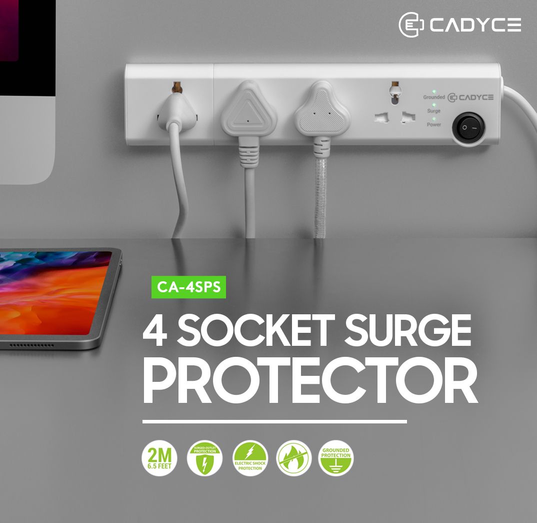cadyceinc's tweet photo. Cadyce CA-4SPS provides 4 universal surge-protected AC sockets, ensuring the maximum safety of the devices connected to it.
#Cadyce #surgeprotected #acsockets #maximumsafety #protection https://t.co/upSwbaLqWf