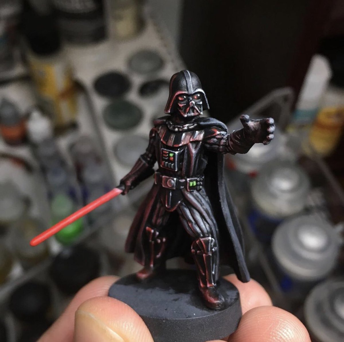 Nice! I finally got around to painting my Vader not too long ago.