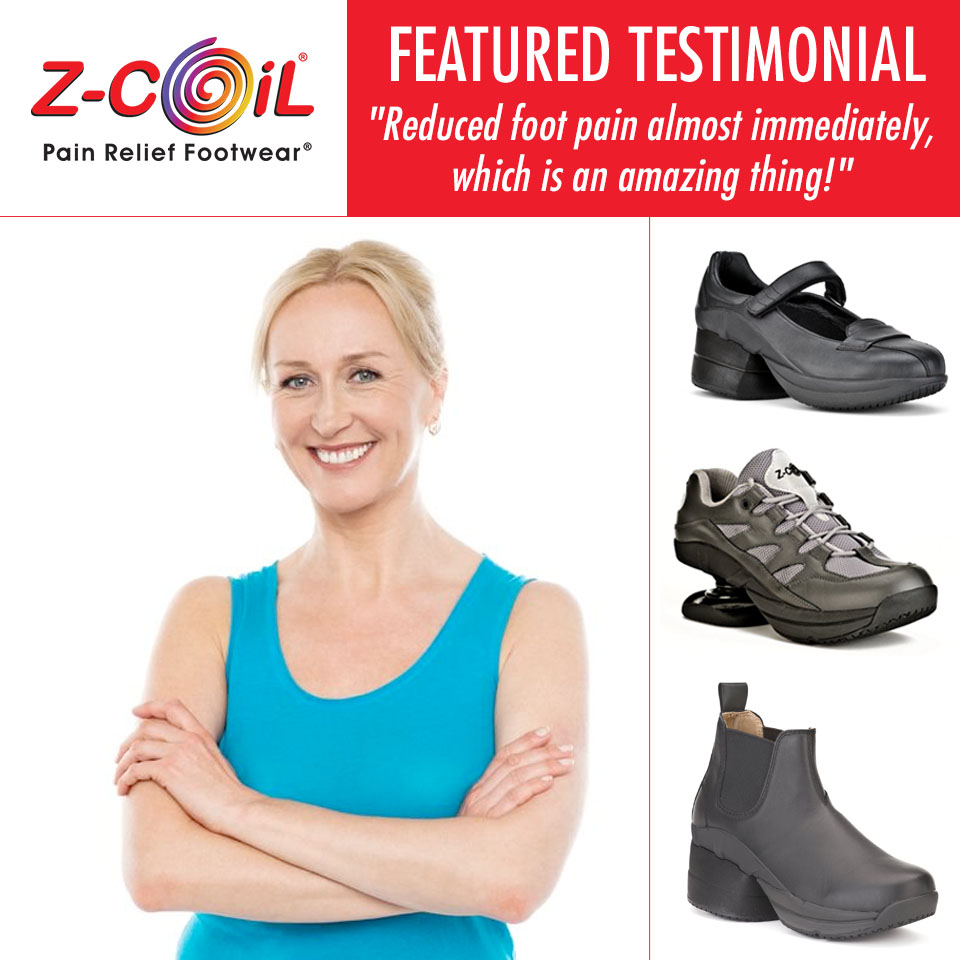 Amazon.com | Z-CoiL Pain Relief Footwear Men's Freedom Slip Resistant  Enclosed Coil (Grey/Black, Numeric_9) | Shoes