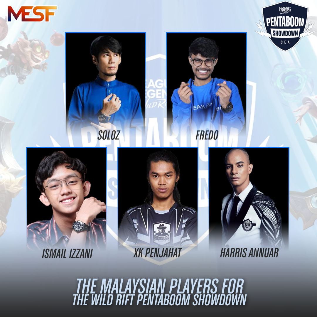 MalaysiaEsports's tweet photo. Wild Rift Pentaboom Showdown starts this weekend!
Will you be watching our pros playing?
#wildrift #pentaboom #soloz #fredo #harrisannuar #ismailizzani #xkpenjahat #riot https://t.co/VLx7KEkyji
