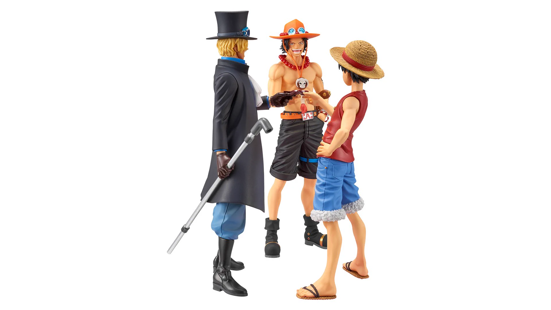 ONE PIECE ワンピース　プライズ　フィギュア 3点　ルフィ　エース ONE PIECE スタッフ【公式】/ Official on X: 