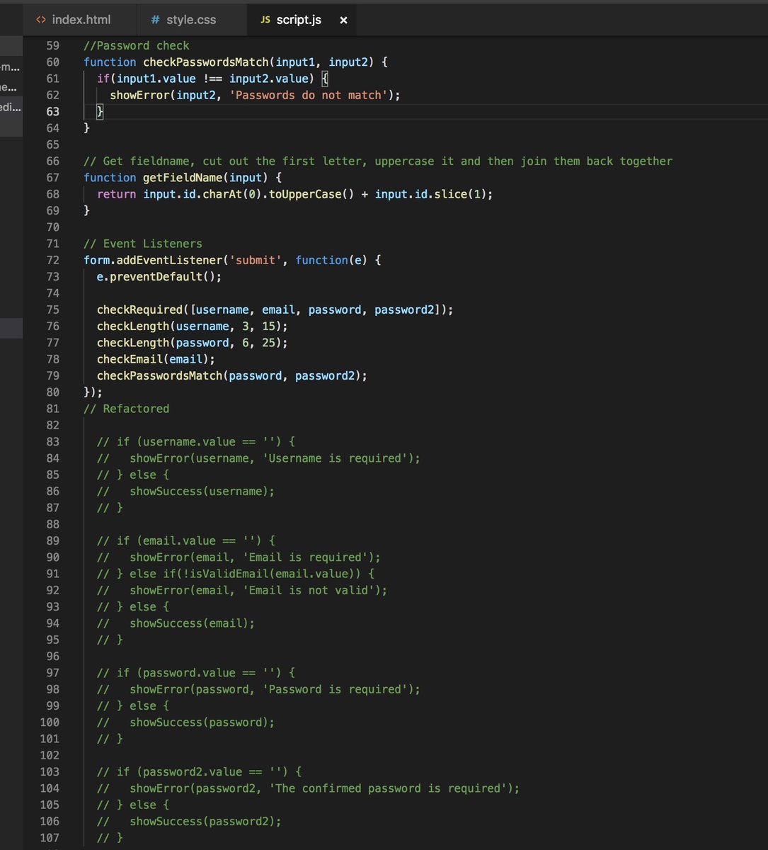 TheBaylisCode's tweet image. Day 17 of 365 3rd edition
I hope you are enjoying your Sunday evening. Just finished some refactoring on a Javascript Form Component.
#codingphase #365codingphasechallenge #thecodingway #100daysofcode #javascript #React #50Projects50Days
#25DaysofChristmas #25daysofcode