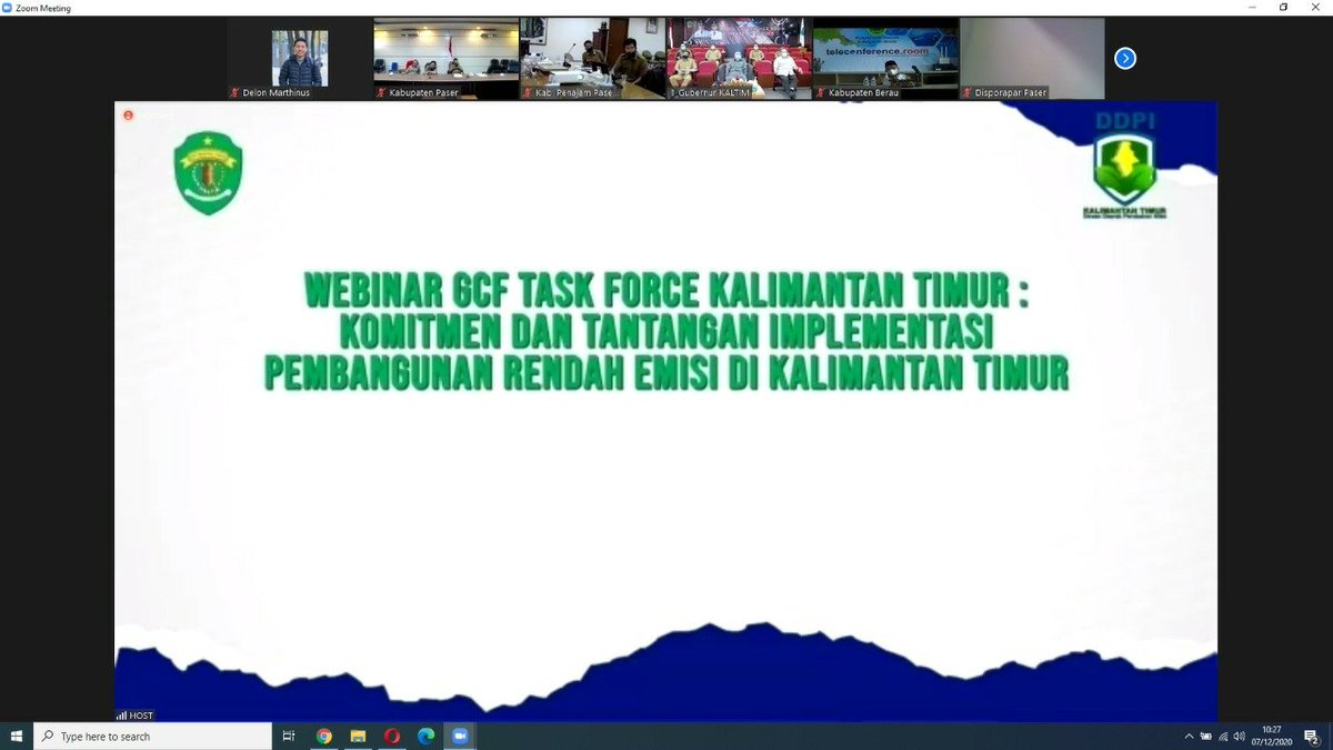DelonMH's tweet photo. @GCFTaskForce East Kalimantan, today just conducted Webinar on "Low Emission Development, Commitment and its Challenges", Led by Governor Isran Noor.

@ykan_id 
@ddpi_kaltim 
#fcpfcarbonfund https://t.co/9JVMlVPtxn