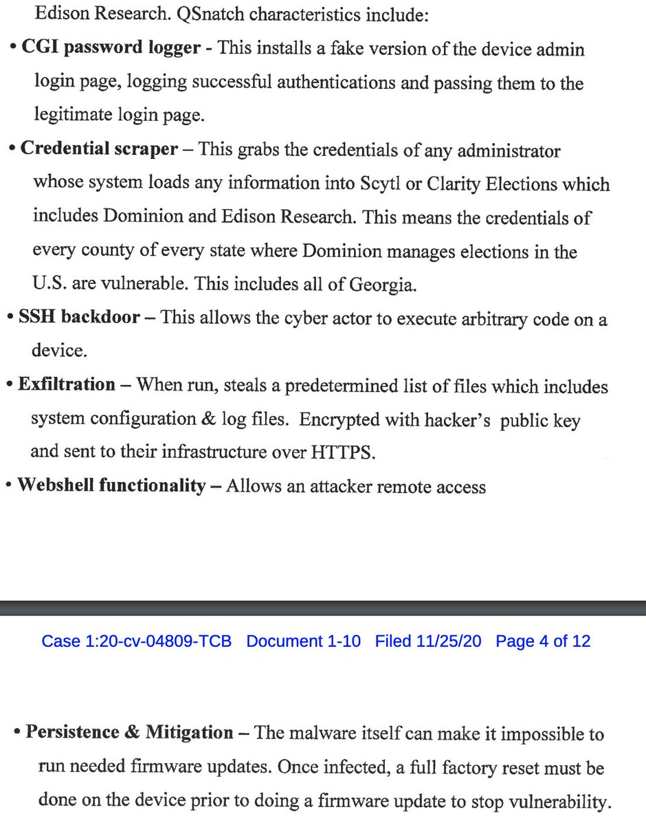 Deep state or not, Ramsland must be a fan of the CISA report on Qsnatch, because there seem to be some similarities between his affidavit (left) and the CISA report (right)