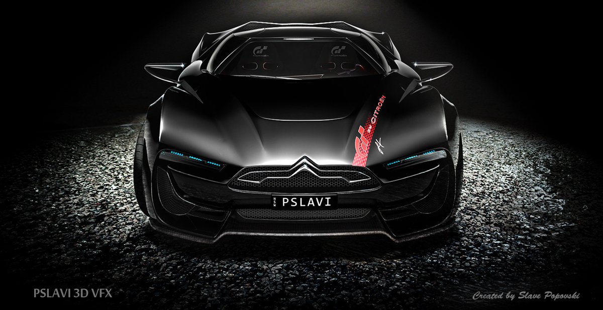 Slave Popovski An Artistic Style Render I Created In 12 Black Gt By Citroen