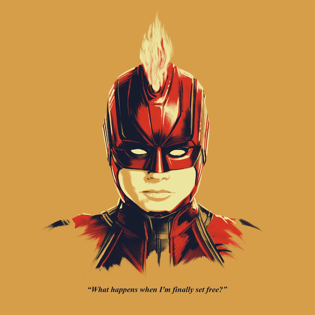 And then towards the end of January I had a sale of some marvel posters for which I made a couple of one off Headshots...