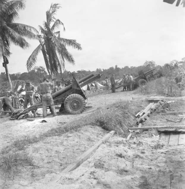 10. By the morning of the 6th of July more 25 pounders were brought up. Along with mortar fire from the infantry (now reestablished on the Northern bank) a systematic barrage was made of the area beyond the strip, putting an end to the 20mm fire.  #WeHaveWays