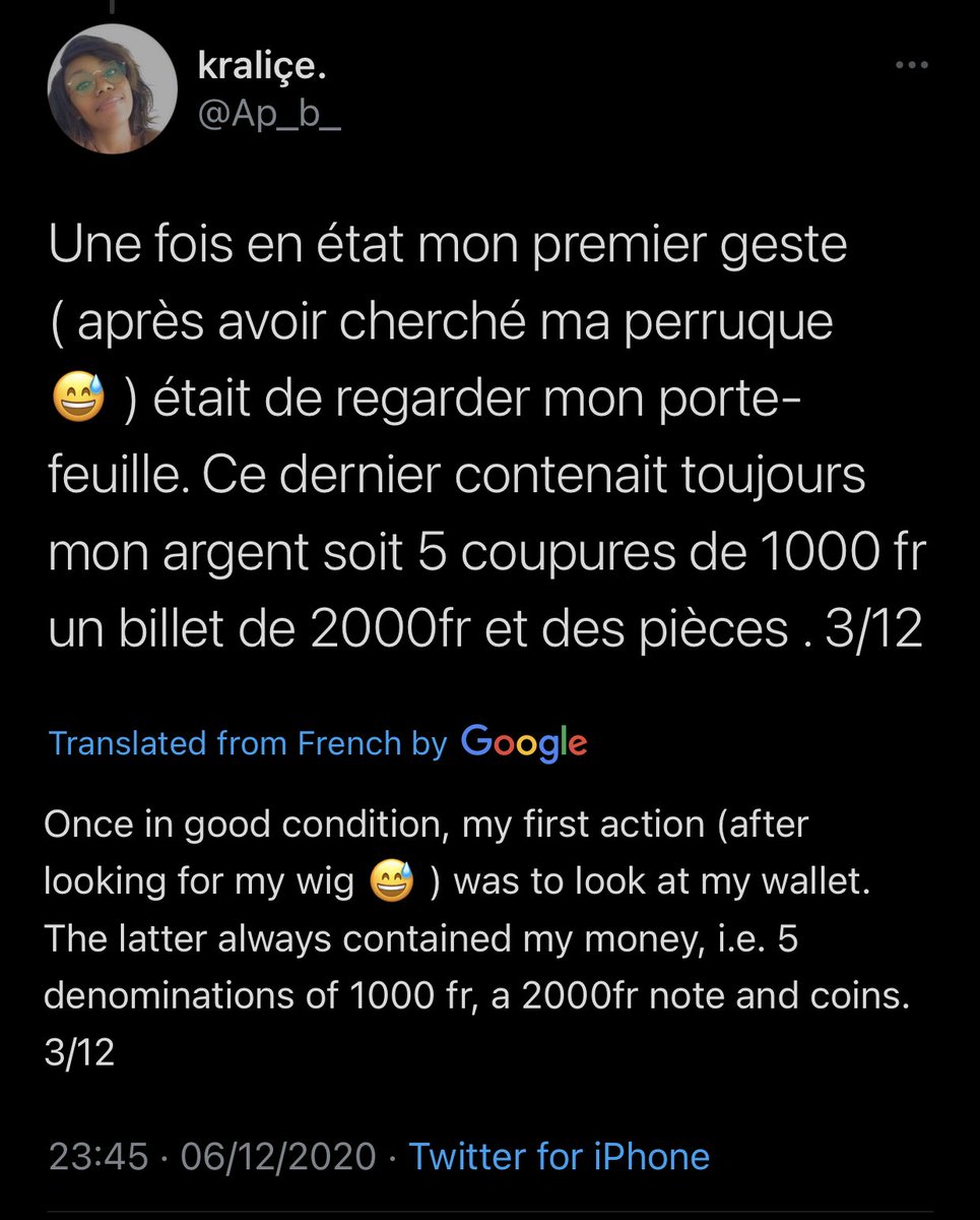 F. On season two of her story, she painted a more clearer picture (step by step) of how the date went. Again, follow the link below for a better understanding. DMs accompanied this particular season.   https://twitter.com/ap_b_/status/1335686509127757827?s=21 #237Recap 