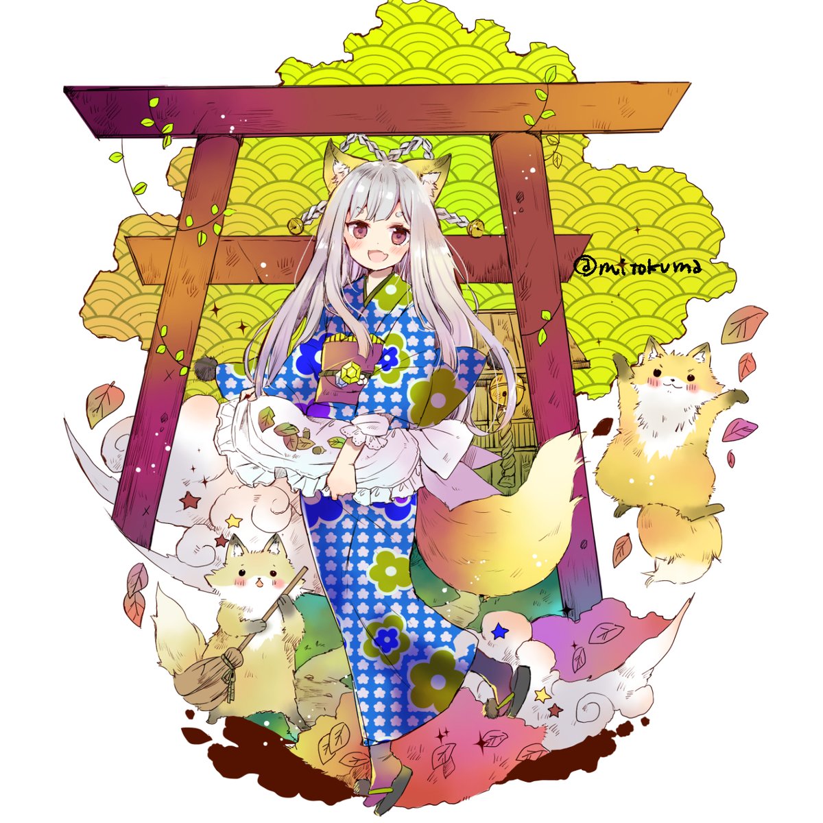 秋狐 狐娘で癒されたい ミト 5 27狼の皮をかぶった羊姫１巻発売のイラスト