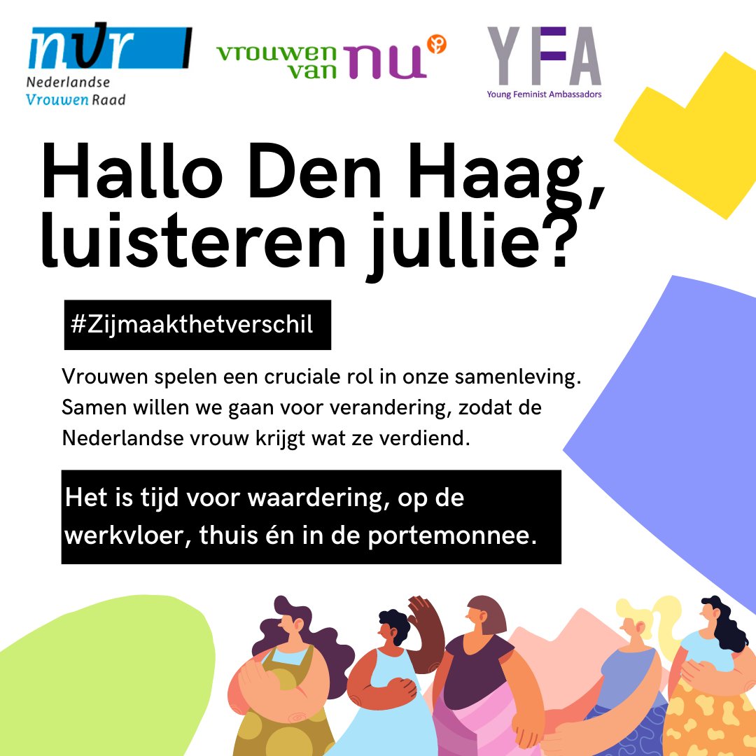 Lees meer over de campagne #Zijmaakhetverschil op vrouwenvannu.nl/.../campagne-z…