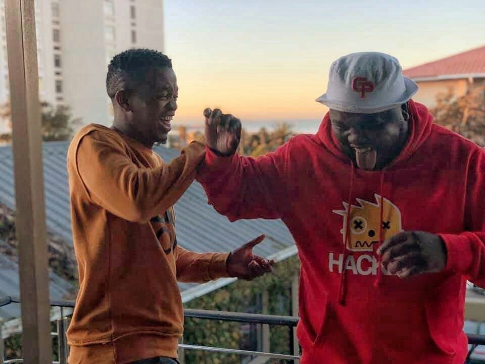 This is Ch!njong special X  @Morris_Obeng  @Trae_Chinjong expresses joy over de men in her life.Her brodas  @LonieChinjong &  @francis_lyon_ happily took de glory. Trae: “I hv other men...”. Lyon wondered if these men were ghosts den boom  @Morris_Obeng appeared. Enjoy! 