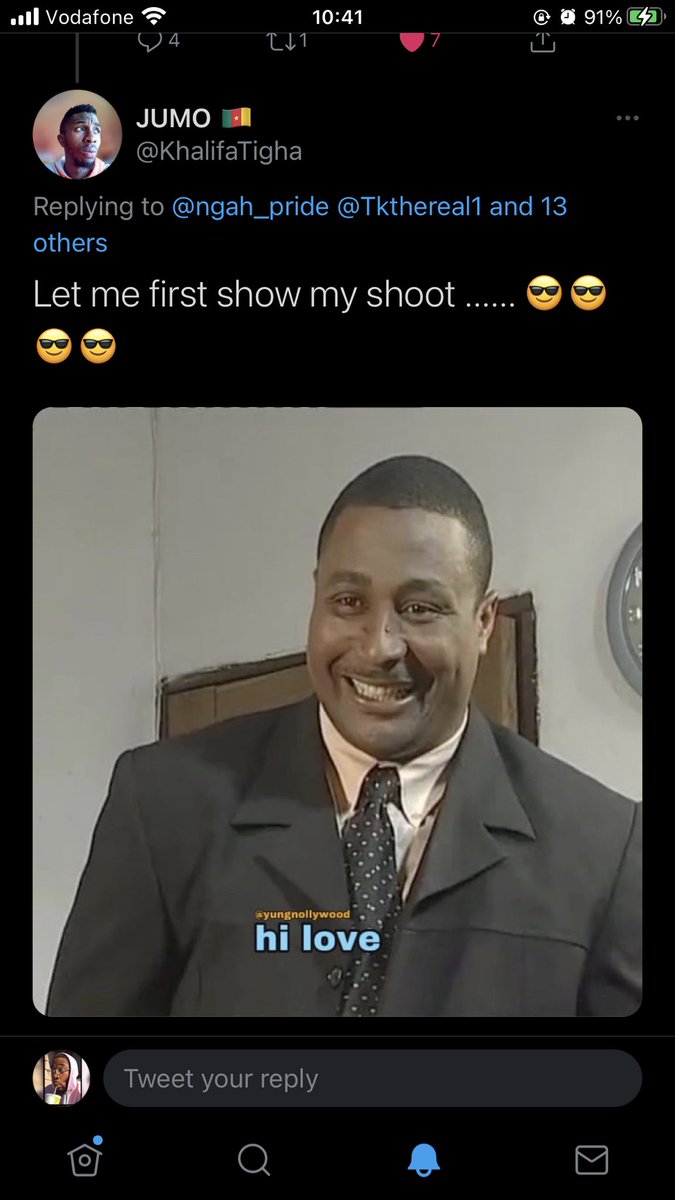 So a new tweep was introduced yesterday and as usual, cheap gangsters went hunting.  @nyama_rene says having her as your “main side chick”, u won’t need another side chick.  @KhalifaTigha grammatical shot of target and got “Mbruh” zoned!  @ItzJecy you need to be calming down ehh!