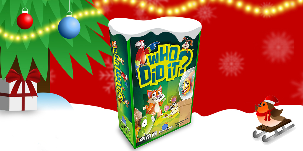 AsmodeeUK's tweet photo. 🎁🎄#BoardGameAdventCalendar 🎄🎁Day 7 is: Who Did It? Simply #RT &amp; #follow us to be in with a chance to #win! This year we’ll pick a winner every day! Open to UK residents only #boardgames #tabletop https://t.co/QlEwIJuMTA