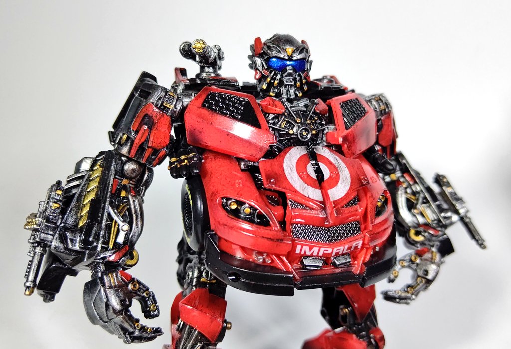 トランスフォーマー　SS レッドフット(塗装品) SSレッドフットを塗装しました!赤の成型色はそのままにして部分塗装