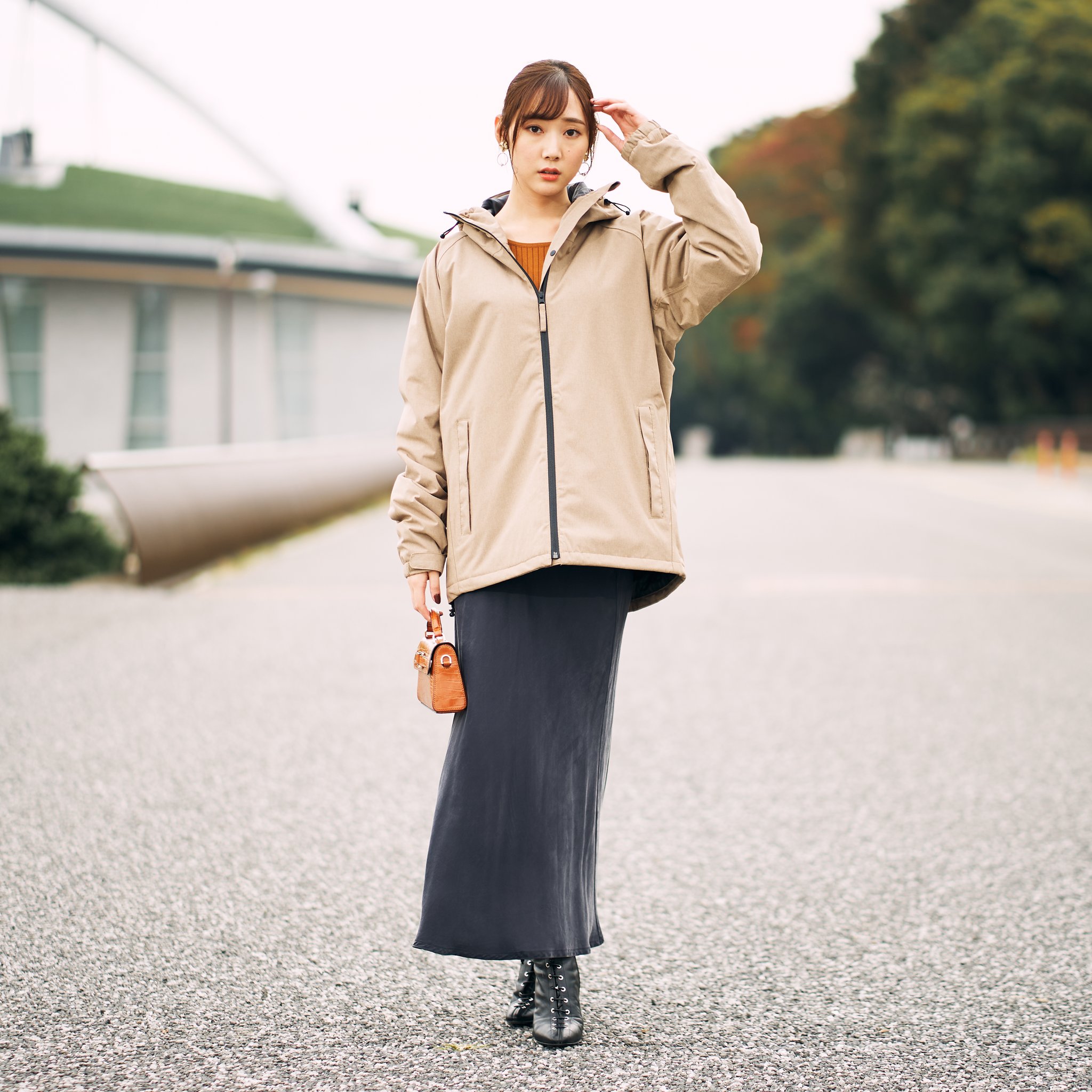 公式 ワークマン女子 ワークマンプラス Workman 在 Twitter 上 機能性ウェアはコーディネート次第でデート服にも ブラウンのワントーンコーデに透湿防水防寒杢ストレッチジャケットや編み上げブーツを合わせておしゃ見え 中綿で冷たい空気を防ぐ仕様も 防水で