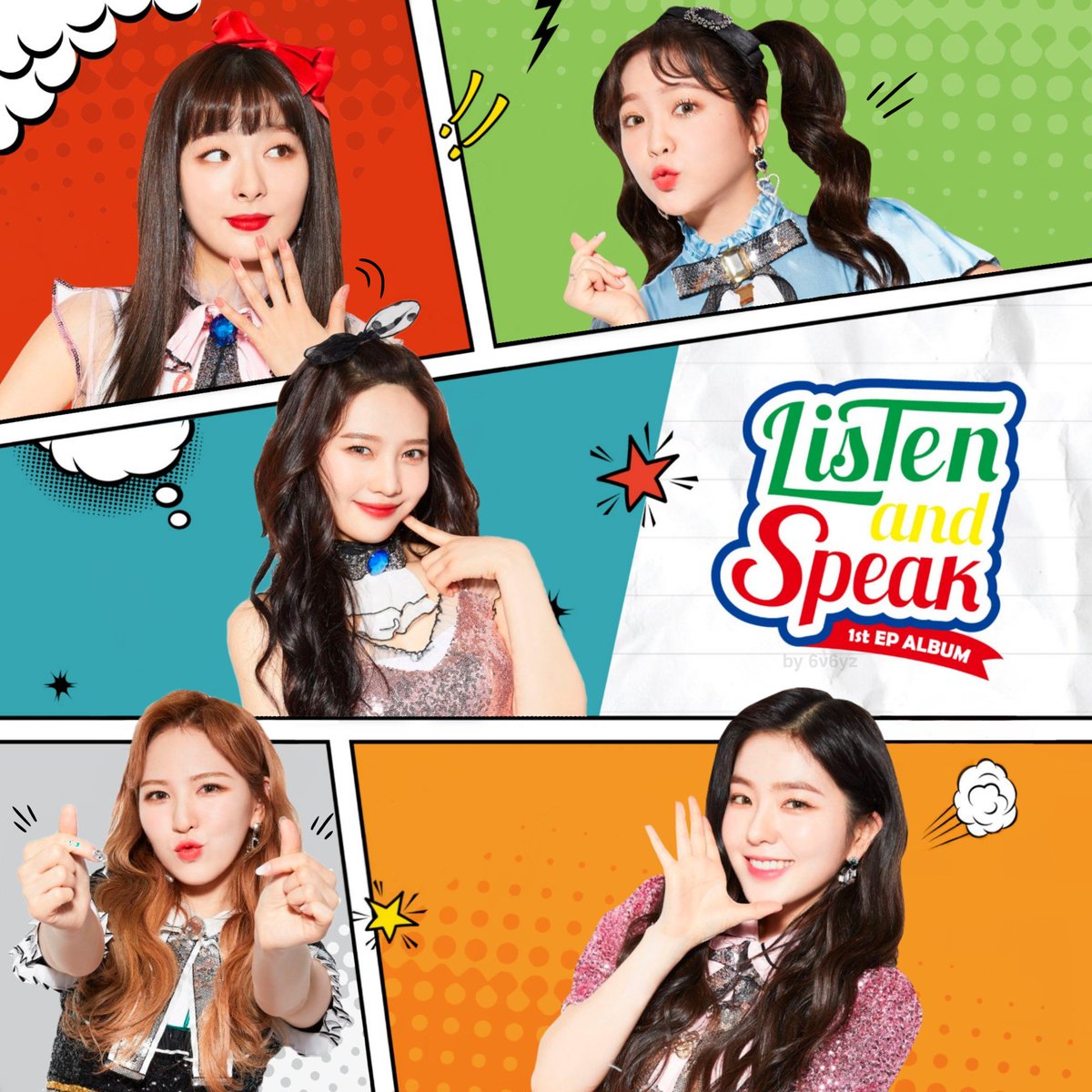 6v6yz's tweet photo. #REDVELVET as Listen and Speak by cignature https://t.co/G5e7Np4P52
