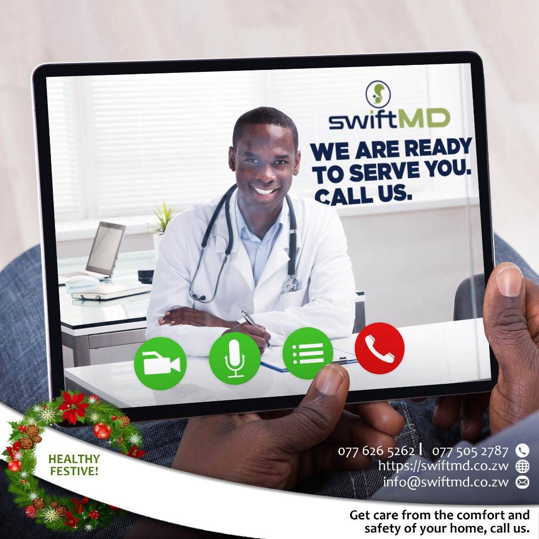 SwiftmdZ's tweet photo. Get care from the comfort and safety of your home, on your schedule.
Each doctor is a fully trained, licensed, and caring professional who will take the time to listen. #ourdoctorscometoyou #zimbabwe #swiftmd https://t.co/ufdShUHrvi