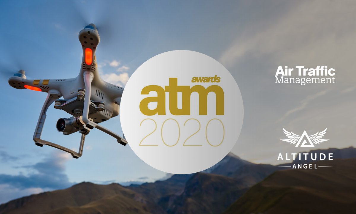 altitudeangel's tweet photo. Our solutions have been shortlisted for two awards by @ATMeditor. Pop-Up UTM, developed with @InmarsatGlobal, and @lchtvrkrsldr's #GoDrone application have been recognised as "outstanding" for #UTM safety and #ATM integration. https://t.co/Pu5L7PUZhD #ATMAwards2020 #DronesForGood https://t.co/YvSP0Ww74z