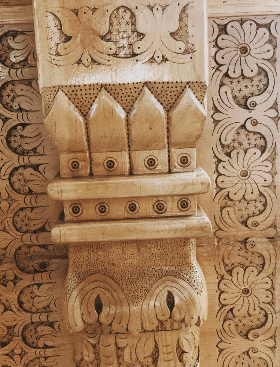 Although we couldn’t recreate the Baipash entirely, we do have quite a lot of Chitrali architecture; loads of woodwork, a Dirang and a throne in our house in Peshawar.