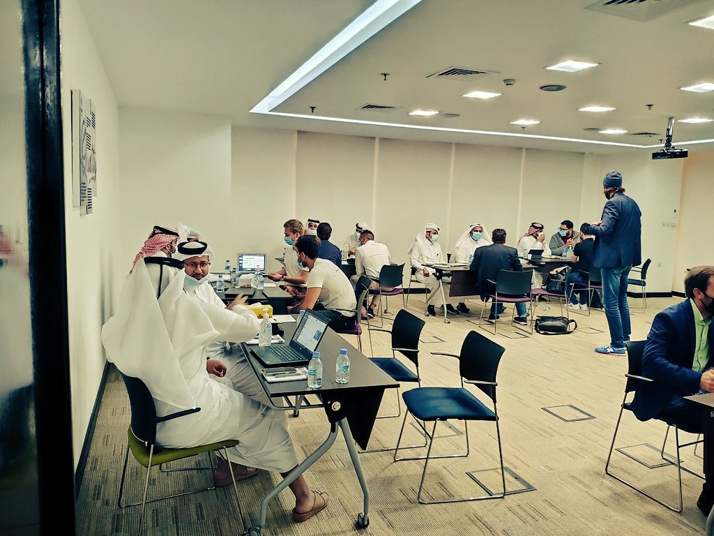RaufWrites's tweet photo. #Innovation💡is in the air during #QatarSportsTech's Demo Day #QDBQA https://t.co/ZiXM3EbV3k