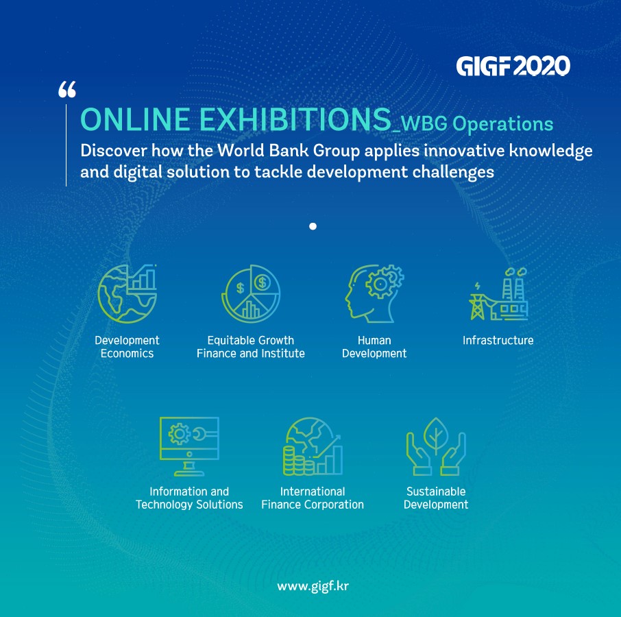 WorldBankGroup's tweet photo. How can developing countries better connect with innovative startups for transformative solutions to development challenges? Join @moefkorea_eng and the @WorldBank at #GIGF2020 Dec 8-9 (US) / 9-10 (Asia) to find out. REGISTER to attend virtually: https://t.co/0frNUVHWP8 https://t.co/m7BeV33ryG