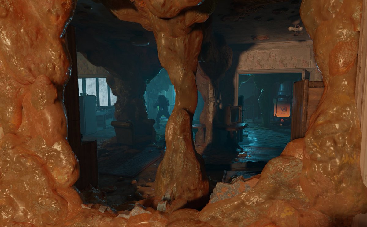 But here it's more of a "shooting" gallery setup. Due to how it's constructed the "unknown areas" are much further away. Especially if a player is using teleport movement, they can have more confidence in knowing where they're going to is safe...