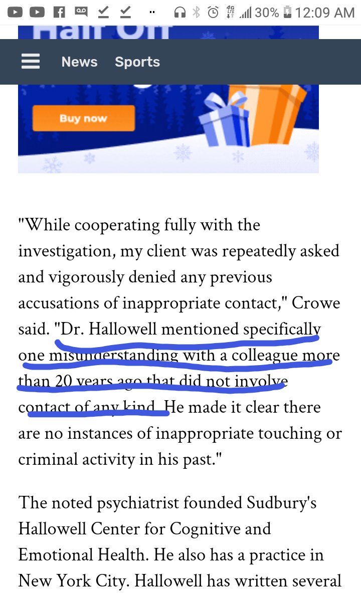 In 2015, he grabbed a woman's buttocks as she was applying makeup on him, *and another employee witnessed it.*AND, he tried to reassure authorities by saying he'd (paraphrase) "been cleared of several complaints before." 