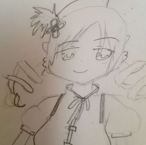 my art in middle school...hmmm 