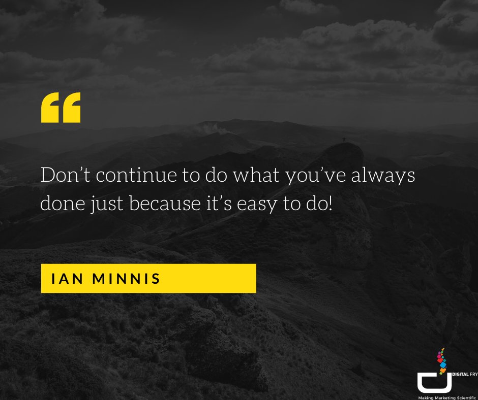 Digital_Fry's tweet photo. If you always do what you've always done, you'll always get what you've always got.

#mondaymotivation #marketing #innovation #advertising #digitalmarketing #digitalfry https://t.co/d5W2WZHel4