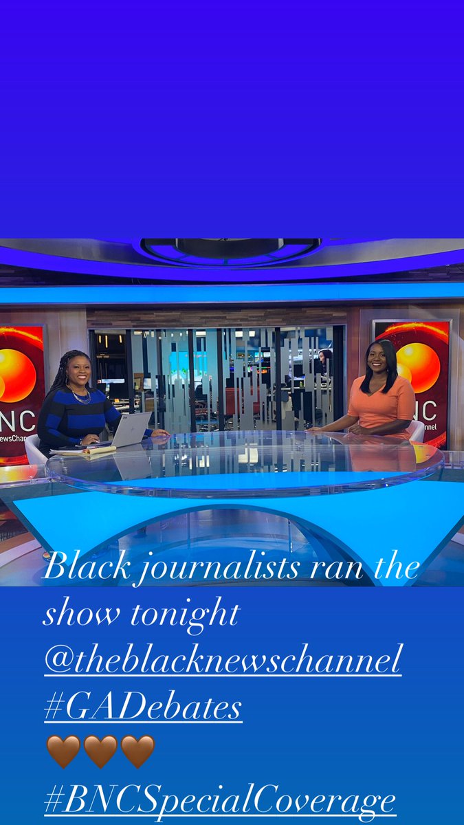 BrittanyDJones's tweet photo. Hope you tuned in tonight for our special coverage of the #georgiadebates @BlackNewsC ๐ค๐ค๐ค @VeniseToussaint @LaverneMcGeeTV https://t.co/FlV3GHCZUg