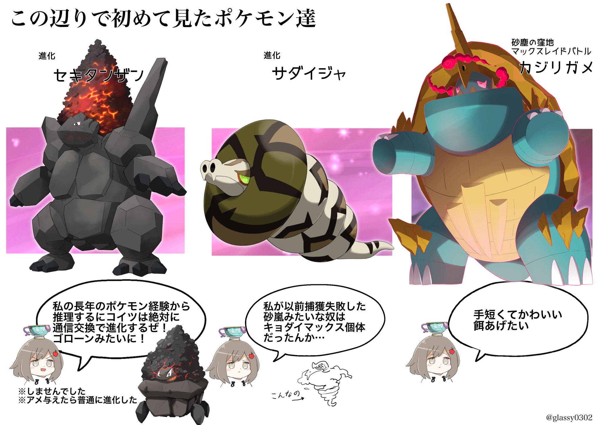 ট ইট র 津軽産あっぷる こだわりハチマキ りんごのガラルレポート キョダイマックスポケモンてガメラとかモスラとかウルトラマンとか絶対その辺意識してるなって